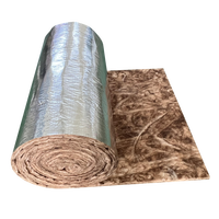 Laine de verre UL723 pour l'Amérique du Nord, isolation thermique et acoustique écologique en rouleau pour murs, toits, greniers et construction.
