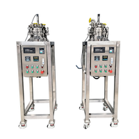 Réacteur sous vide en acier inoxydable de 10 L pour dispersion rapide de liquides chimiques en laboratoire, avec moteur