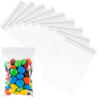 Fermeture à glissière refermable, surface inscriptible, plastique souple, adapté au rangement des bijoux et des petites pièces