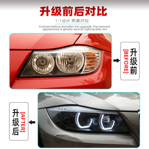 Luces LED para coche para <span class=keywords><strong>BMW</strong></span> Serie 3 <span class=keywords><strong>E90</strong></span> Conjunto de faros <span class=keywords><strong>2005</strong></span>-2012 LED DRLs modificados Señales de giro 318 <span class=keywords><strong>320</strong></span> 325i - Product Image 3