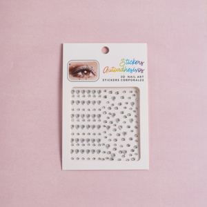 Pegatinas personalizadas DIY cara joyas impermeable cristal pegatina maquillaje acrílico cara perla diamante joyas <span class=keywords><strong>para</strong></span> <span class=keywords><strong>mujer</strong></span> - Product Image 3