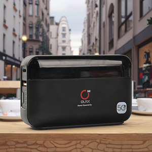 เราเตอร์พกพา Olax M100 4G Dual WiFi แบบ Type-C แบตเตอรี่ 10000MAH พร้อมช่องใส่ซิมการ์ด ใช้เป็นพาวเวอร์แบงค์ได้ ความเร็ว 150mbps สำหรับใช้งานกลางแจ้ง ไวไฟพกพา รองรับ Wifi 6 - Product Image 1