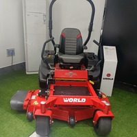 Tondeuse autoportée à essence haute performance à braquage zéro, machine intelligente de coupe d'herbe pour terrains de golf, tondeuse professionnelle pour pelouses de jardin