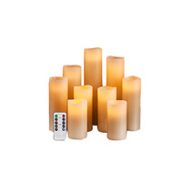 Bas prix en gros électronique sans flamme LED bougie lumière pour la maison mariage activités religieuses Festivals 9 pièces/boîte