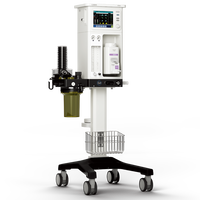 Comen ARK7 Machine d'anesthésie vétérinaire équipement d'anesthésie par inhalation animale professionnel pour hôpital de clinique pour animaux de compagnie