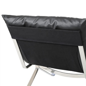 Chaise <span class=keywords><strong>design</strong></span> moderne haut de gamme chaises confortables en cuir PU chaise longue de salon pour la maison Villa hôtel - Product Image 6