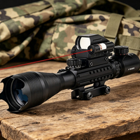 Lunette de visée de chasse avec logo OEM personnalisable C4-16+HD103B Optics, viseur lumineux rouge et vert pour accessoires de chasse