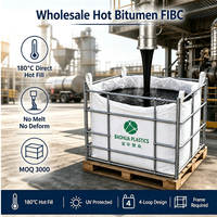 Sac Jumbo Personnalisé pour Bitume 1000kg FIBC, Remplissage à Chaud à 180 Degrés, Anti-Fuite, Sac en Vrac pour Bitume (Saco De Asfalto)