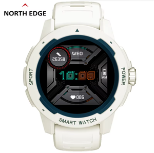 NORTH EDGE Mars 2 dos homens relógio inteligente freqüência cardíaca pressão arterial oxigênio no sangue Monitor Full Touch Screen Outdoor Sports Watch - Product Image 4