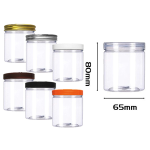 100ml 120ml 150ml 200ml 250ml 300ml 400ml 500ml 800ml Pet rõ ràng nhự<span class=keywords><strong>a</strong></span> <span class=keywords><strong>Cookie</strong></span> thực phẩm <span class=keywords><strong>Jar</strong></span> cho gia vị - Product Image 1