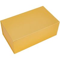 Boîte d'emballage cadeau en papier pliant magnétique en carton noir personnalisé avec fermeture à ruban