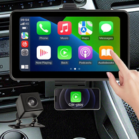 GPS portable sans fil CarPlay, écran tactile multimédia automobile 7 pouces, connexion USB, radio FM, autoradio, Android Auto, mains libres