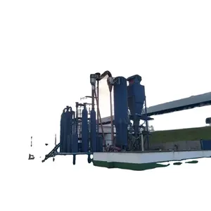 Geração de energia de gaseificador de biomassa de casca de arroz 1MW/central de gaseificação de biomassa