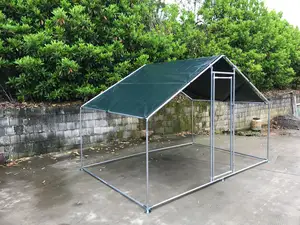 3*2*2m lớn kim loại đi bộ trong gia cầm lồng hen chạy nhà gà chạy Coop với vỏ chống thấm nước