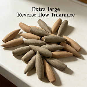 Encens Chinois <span class=keywords><strong>Zen</strong></span> à Reflux Grande Capacité en Bois d'Aloès Naturel et Bois de Santal pour Aromathérapie, Salle de Thé et Salon - Product Image 5