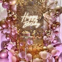 Panel de Pared de Lentejuelas Brillantes, Fondo Personalizable para Escenarios de Boda, Panel de Lentejuelas para Pared, Paneles de Lentejuelas de Espejo 3D al por Mayor, Elite
