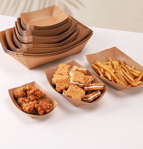 Nhanh Chóng Bao Bì Chiên Gà Giấy Nhà Hàng Hộp Thực Phẩm Bưu Kiện Hộp Cho Hộp Ăn Trưa - Product Image 3