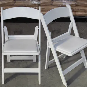 Chaises et tables événementielles en plastique Mobilier de jardin Chaises pliables en résine pour événements Fête de mariage