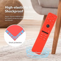 2026 Silikon-Schutzhülle für LG MR25GA Magic Remote – Vollständige Abdeckung, verdickt, stoßfest, leuchtend, mit Trageschlaufe, Fernbedienungs-Abdeckung