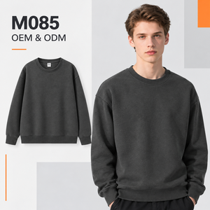 Unisex di alta qualità oversize girocollo felpa produttore stampa personalizzata girocollo di base <span class=keywords><strong>abbigliamento</strong></span> invernale - Product Image 1
