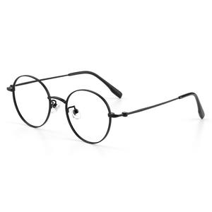 Montures de lunettes rondes Danyang 25031, monture complète, verres en résine, légères, unisexes, tendance, style coréen, design rétro - Product Image 1
