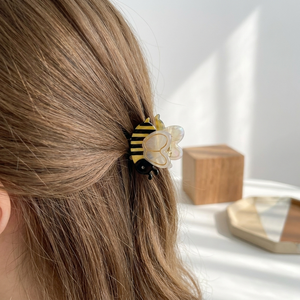 Ensemble de pinces à cheveux en acétate ANKO - Pinces à cheveux en forme d'escargot, d'abeille, d'hirondelle, de tortue et de papillon pour filles - Product Image 2