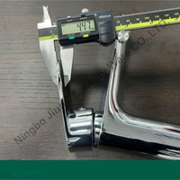 Robinet de salle de bain moderne monotrou à poser, eau chaude et froide, en acier inoxydable 304, avec capteur sans contact, cartouche céramique, finition chromée, en alliage