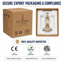 Lampe suspendue verticale en verre nervuré à double couche, en fer doré, style rétro industriel, pour bar, chambre à coucher, café, éclairage décoratif d'intérieur