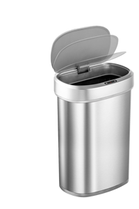 <span class=keywords><strong>Poubelle</strong></span> intelligente en acier inoxydable à induction avec couvercle, <span class=keywords><strong>poubelle</strong></span> automatique à capteur électrique - Product Image 4