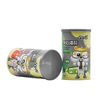 Couvercles en plastique pour boîtes métalliques Bouchons en plastique de couleur personnalisée pour boîtes de papier