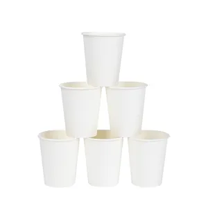 Напитки кофейные чашки на заказ пищевые упаковочные контейнеры, пригодные для вторичной переработки, 8 унций, одностенные кофейные чашки для кофейного чая, молочного напитка, кофейные чашки