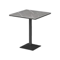 Ensemble table et chaises d'extérieur personnalisable en dalle de roche, style nordique, luxe léger, simple et décontracté, pour balcon, salon de thé et restaurant de barbecue