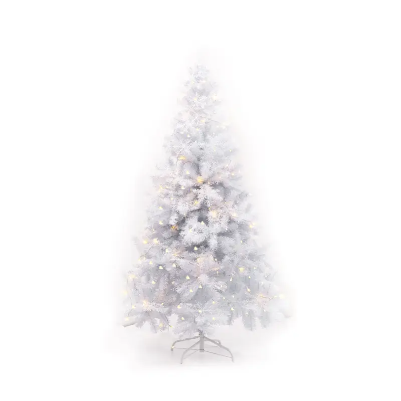 Klappbarer künstlicher Weihnachts baum Neuankömmlings dekoration Heißer Verkauf PVC 1,5 m weißer Weihnachts baum für Innen-Weihnachts dekoration