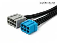 Arnés de cableado electrónico personalizado de fábrica, conector Molex, cable divisor en Y, ensamblaje automotriz, extensión macho-hembra
