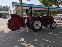 Prix EXW - Trancheuse à disques rotative montée sur tracteur pour câbles et fils, et pour travaux de terrassement
