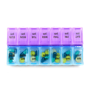 7 Ngày Hàng Tuần <span class=keywords><strong>Pill</strong></span> Organizer AM PM <span class=keywords><strong>Pill</strong></span> trường hợp <span class=keywords><strong>container</strong></span> công suất lớn 2 mỗi ngày <span class=keywords><strong>Pill</strong></span> hộp lưu trữ - Product Image 6