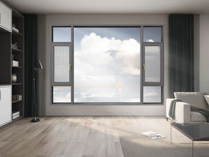 Fenêtre en aluminium <span class=keywords><strong>noir</strong></span> standard australien double vitrage <span class=keywords><strong>baie</strong></span> <span class=keywords><strong>vitrée</strong></span> <span class=keywords><strong>prix</strong></span> des fenêtres à battant - Product Image 4