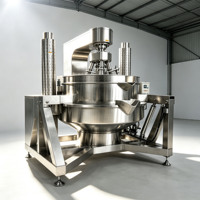 Stabiele, draaiende, gejackette ketel voor fruitpuree, grote capaciteit productie en verwerking