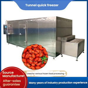 Machine de <span class=keywords><strong>congélation</strong></span> de type tunnel à azote liquide, le premier choix pour la <span class=keywords><strong>congélation</strong></span> à basse température des queues d'écrevisses - Product Image 2
