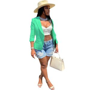 Blazers et manteaux pour femmes, sur mesure, grande taille, mode, rouge, formel, manches longues, vente en gros, décontracté, grande taille - Product Image 2