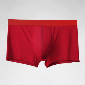 Uxyk-Calzoncillos Bóxer y Calzoncillos de poliéster de seda helada transpirable de verano para <span class=keywords><strong>hombre</strong></span>, nueva ropa interior de tiro medio al por mayor, <span class=keywords><strong>Pantalones</strong></span> - Product Image 6