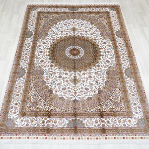 7x10ft persan goutte à goutte Antique fait à la main prix chinois soin tapis en soie turque à vendre - Product Image 2