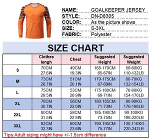 Hochwertiges neues Design Langarm spiele Training Erwachsener Fußball Torwart Trikot Männer Torwart Uniformen - Product Image 3