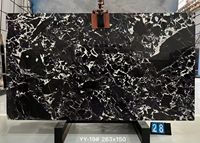 Dalle de marbre Nero Marquina sur mesure, veinure noire et blanche, finition mate, pour comptoirs, panneaux muraux, revêtements de sol, décoration intérieure moderne, villas et hôtels.