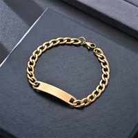 Chaînes de bracelet en acier inoxydable 18 carats Resoul pour gravure, bijoux personnalisés pour lui et elle, conception sur mesure, fabricant ODM