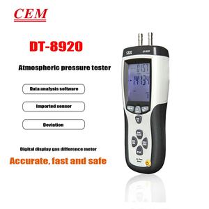 Cem 5000pa דיפרנציאלי מד זרימת לחץ דם 6 יחידות מהירות אוויר/זרימת אוויר/מנומטר datalogger - Product Image 2