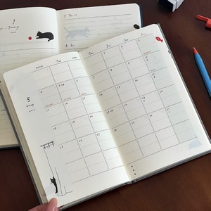 Agenda con Illustrazione di Gattini, Lista delle Cose da Fare, Formato B6, Pianificatore Settimanale per la Gestione del Tempo, Diario Estetico per Appunti Quotidiani - Product Image 5