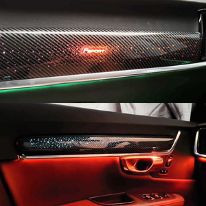 Mise à niveau 64 couleurs Symphonie LED Lumière d'ambiance intérieure de voiture pour VOLVO S90 2017-2025 Accessoires de décoration - Product Image 6