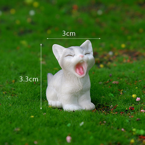 Cute Mini Resin <strong>Cat</strong> Ornaments Multiple Colors Small Sculptures for Home Decor Animal <strong>Figurines</strong> - Product Image 5