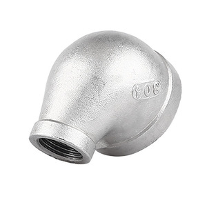 Coude réducteur en acier inoxydable 90 degrés, filetage interne, 3/4, 6, 1, 2 pouces, norme ASTM, série 300, sans soudure, rond - Product Image 1